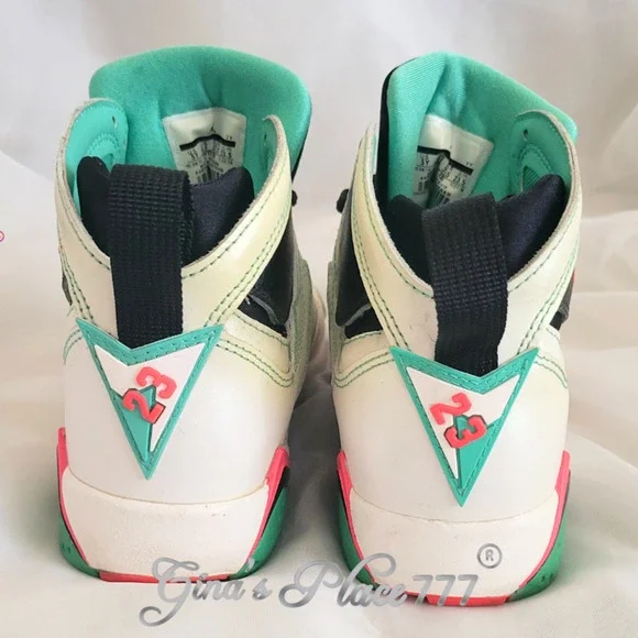 Nike Air Jordan 7 Retro 30th GG GS "Verde" Size 5Y Style Code 705417-138